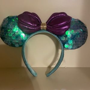 Little Mermaid Mickey Ears Headband